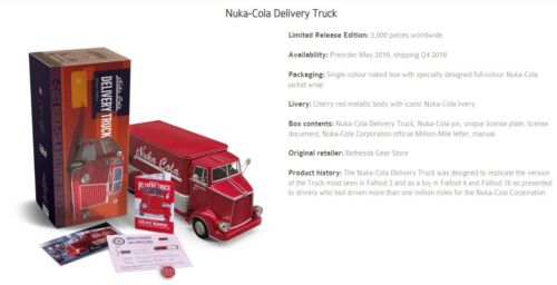 Fallout The Wand Company Nuka-Cola Delivery Truck New - Box Damaged
