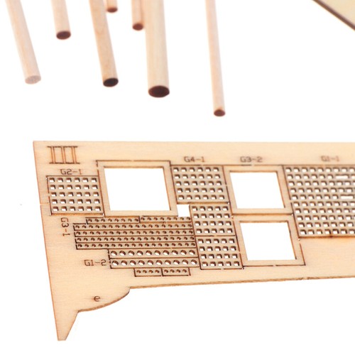 1:100 Halcon Wooden Sailing Boat Model DIY Kit Ship Assembly Decoration G·:J - Bild 9 von 10