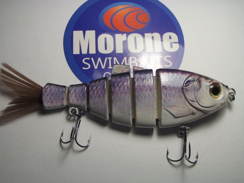 Swimbaits Morone American Shad Herring Jointed Swimbaits 6 " Striper bass Lure - Imagen 2 de 8