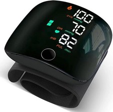 Automatisches Handgelenk-Blutdruckmessgerät mit Touchscreen & LED-Hintergrundbel