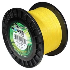 Spectra Fiber Braided Fishing Line, Hi-Vis Yellow, 1500YD/20LB