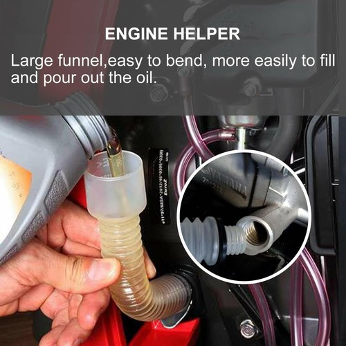 Mess Free Oil Change Funnel Tube Flexible Pipe for Honda Generator - Picture 5 of 12