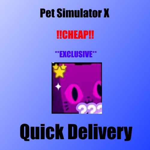 Rainbow Huge Scary Cat | Pet Simulator X | 100% Not Duped | Cheap Rainbow Huge Scary Cat | Pet Simulator X | 100% Not Duped | Cheap