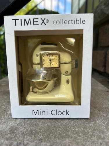 Neu im Karton Vintage TIMEX Elektrischer Mixer Mini-Uhr - Bild 2 von 3