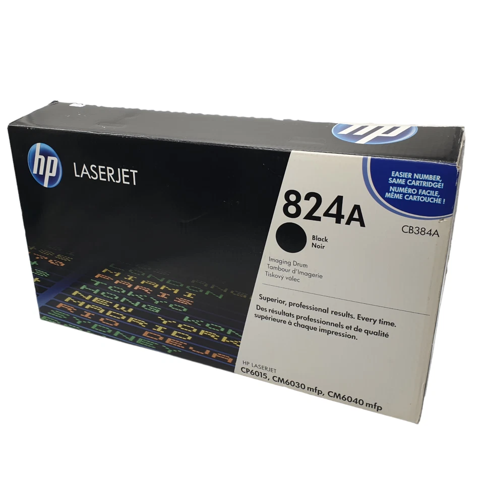 Cartucho de tambor de imágenes negras HP 824A CB384A color original genuino LaserJet Foto 2 de 4
