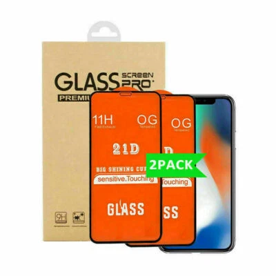 BOOS24 2x Schutzglas iPhone 14 Pro Max 13 mini 21D Full Display Premium 10H Panzerfolie