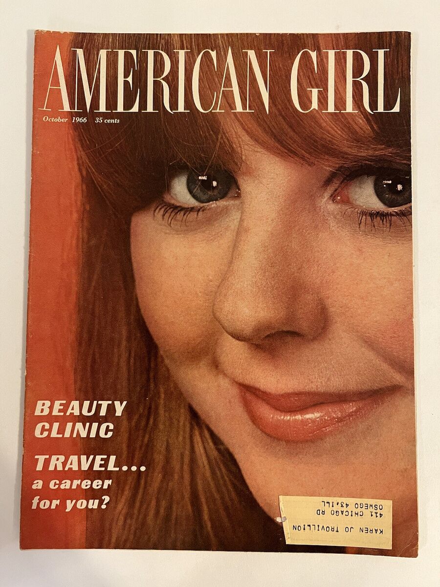 The American Girl Magazine October 1966 VTG Girl Scouts