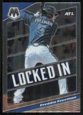 2021 Panini Mosaic Locked In #4 Freddie Freeman
