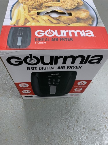 Gourmia 5-qt. Digital Air Fryer 1500 watts Model GAF536 Manual & Recipe Book - Picture 1 of 2
