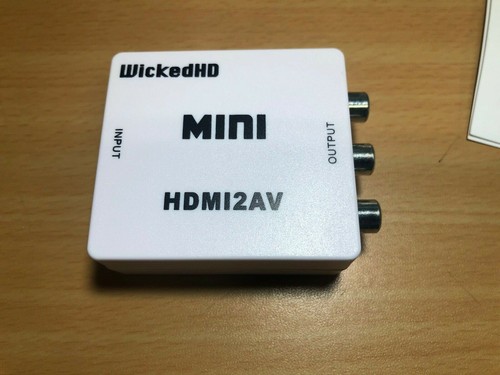 1080P Mini HD Converter Box HDMI to AV RCA Audio Adapter AC LOT OF 24 - Picture 8 of 11