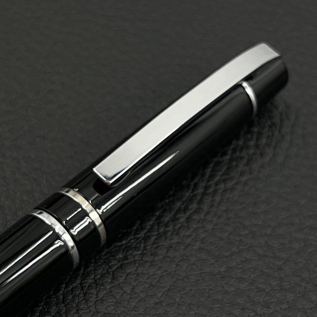 OMEGA Authentic twist ballpoint pen black silver logo length OMEGA Authentic twist ballpoint pen black silver logo length