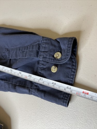 Vintage Wrangler Western Aztec Trim Long Sleeve Blue Shirt Men’s Size L/XL - Picture 11 of 11