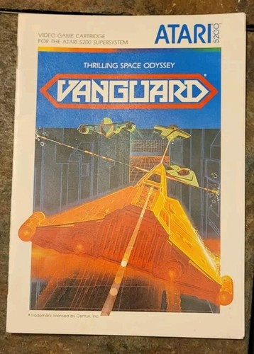 Atari 5200 Cartridge Manual - Vanguard. Guter Zustand, saubere Bücher! - Bild 1 von 2