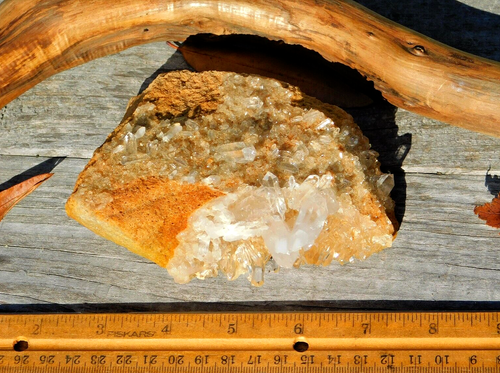 Clear Quartz Crystal Cluster from Arkansas 468g Energy Healing Collection Decor - Picture 10 of 10
