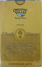 Organic Valley THE EARTH GAME,  49 Creativity Card Natural Nutrition Party Game 