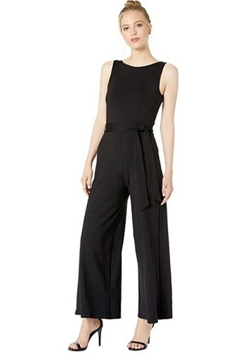 Susana Monaco Open Back Sleeveless Jumpsuit Black, Size M - Picture 1 of 3