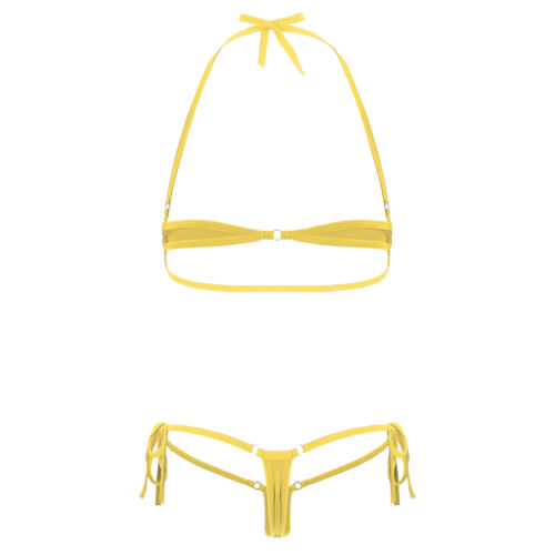 Micro Bikini Extreme Bra G String Thong Bikini Set Sexy Bathing Suit for AU - Picture 96 of 121