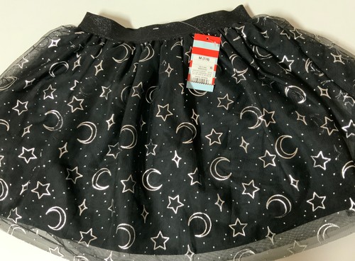 🧷 CAT AND JACK GIRLS STARS MOON PRINT. BLACK M7/8 🆕 - Picture 1 of 2