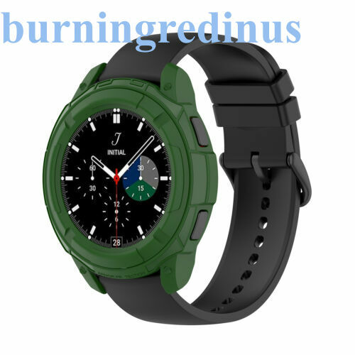 Silicone Watch Band Shockproof Case For Samsung Galaxy Watch 4 Classic 42mm 46mm - Picture 13 of 16