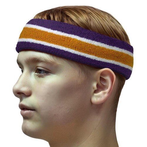 COUVER HB777 Long Thick Sports Basketball Headband for Large Head (1 Piece) - Picture 90 of 105