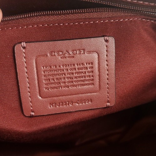 Coach Katy Umhängetasche Damen braun Signatur Canvas Ski Patches doppelte Griffe - Bild 7 von 10