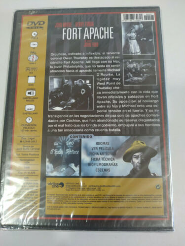 Fort Apache John Ford Wayne Henry Fonda - DVD Region 2 Spanish English - 2T - Picture 2 of 4