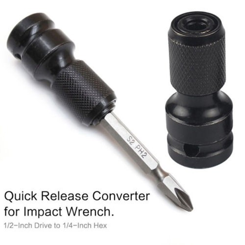 Drill Chuck Converter Socket Adapter 1*1/2 Drive To 1/4 Hex For Impact-Wrench - Picture 17 of 20