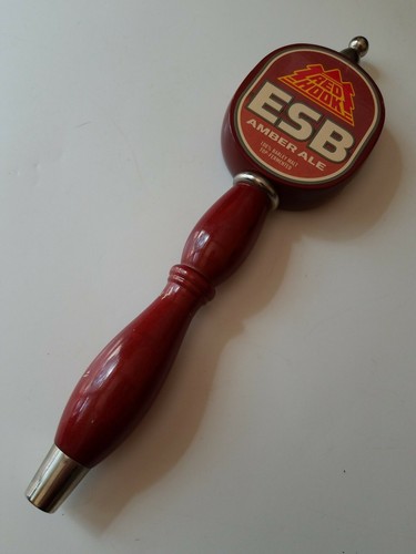 Red Hook ESB Amber Ale Beer Tap Handle Pub Keg Bar Gear Tapper Malt Collectible - Picture 2 of 12