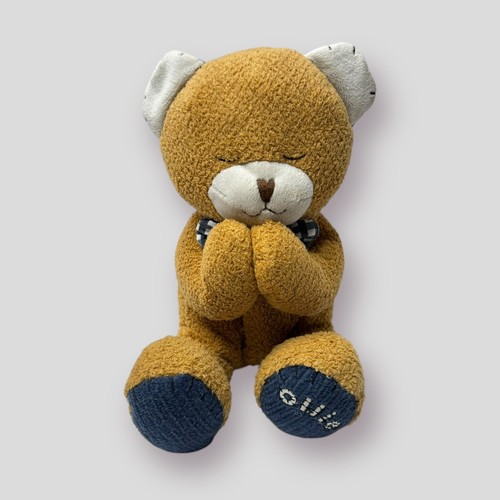BRIGHT INSPIRATIONS Kids II OLLIE Prayer Friend Teddy Bear Plush Talks Prays 8”