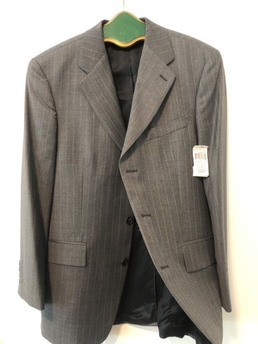 Polo University Club Ralph Lauren Men's Grey 39 Super 120s Wool Cashmere Blazer - Picture 3 of 8