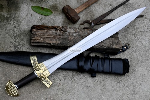25 inches Long Handmade sword-Historical-Viking-Tactical-Battle Ready sword - Picture 8 of 11
