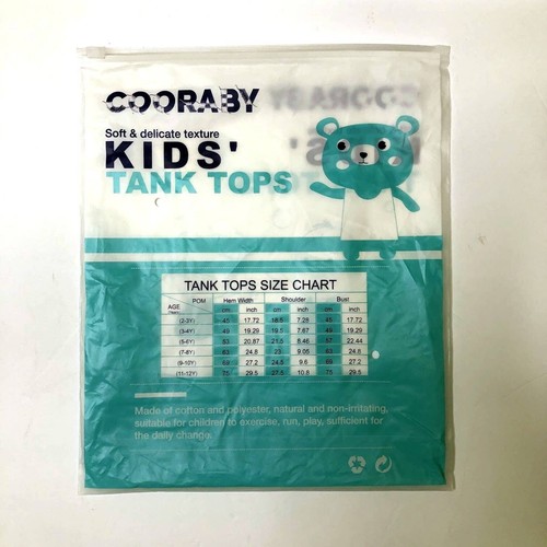 Cooraby Unisex Boy Girl Tank Tops Racerback Multicolor 2-3 Toddler 5 Piece - Picture 4 of 7