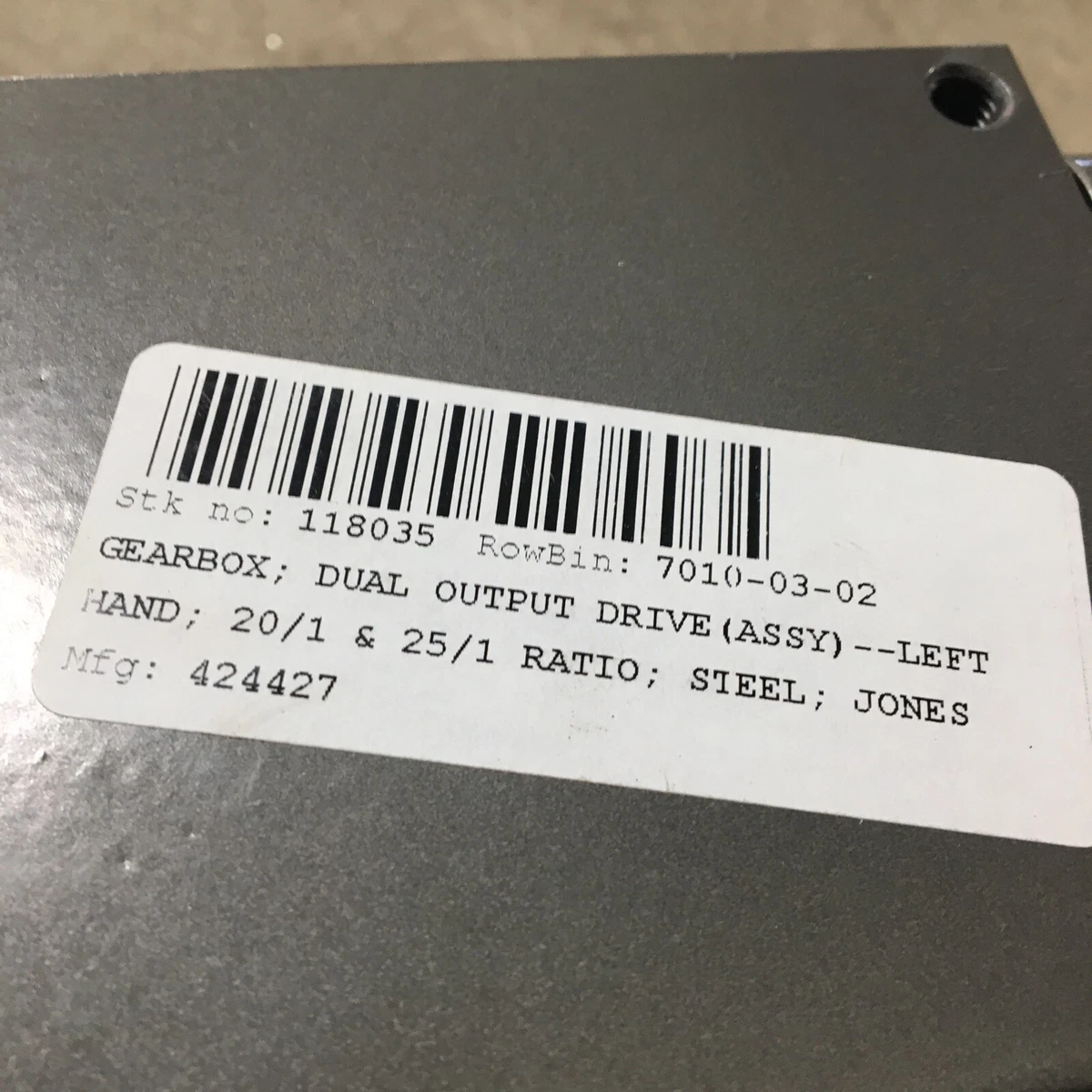 CONEDRIVE 424427 MH057171-5-ASSY DUAL OUTPUT LEFT HAND DRIVE 