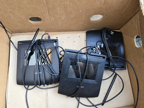 Ca. 20 Stücke Wacom STU-520 A/KLCD UNTERSCHRIFT/ Signature Pad