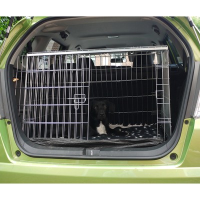 Pet World Honda Jazz Sloping Car Dog Cage Boot Travel Crate Puppy Guard 3661392410715 Ebay
