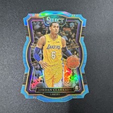 2017-18 Panini Select Premier Level Jordan Clarkson Light Blue Prizm Die-Cut/185