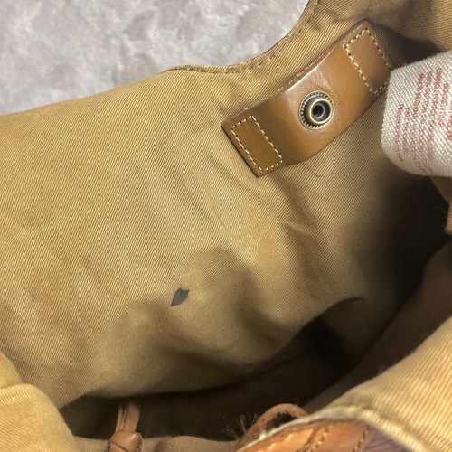 Lucky Brand Brown Patchwork Hobo Leather Tote Shoulder Bag Boho Hippie Retro - Picture 15 of 19