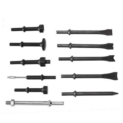Heavy Duty Air Hammer Chisel Tool Kit Set Pneumatic Gun Heads Tool Kit Set 25PCS - Picture 7 of 19