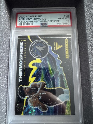 Anthony Edwards Atmosphere- Thermosphere 2020 Panini Flux Psa 10