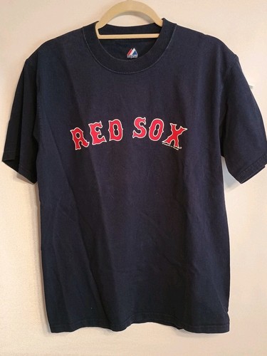 Majestic Boston Red Sox T Shirt Blue Men's M - Picture 1 of 3