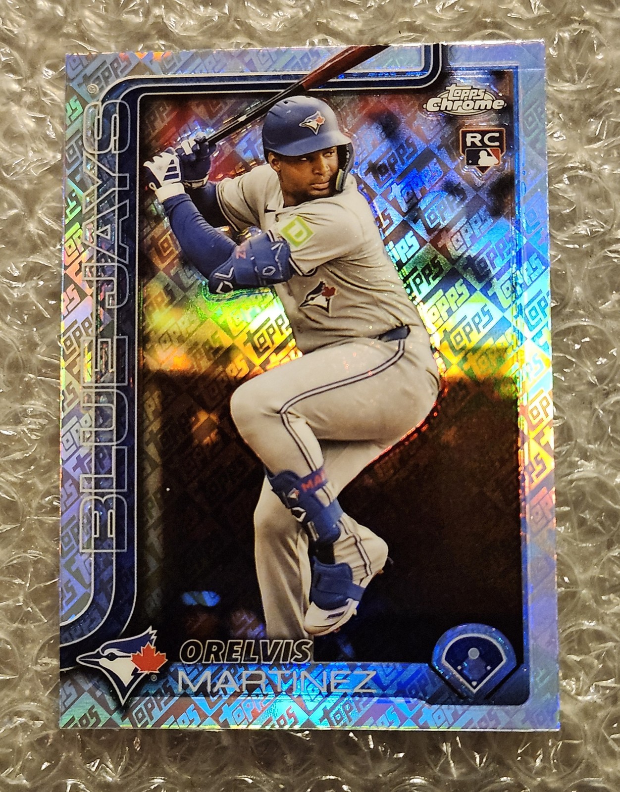 2025 Topps Chrome  Topps Refractor #105 Rookie Orelvis Martinez RC Fanatics Mega