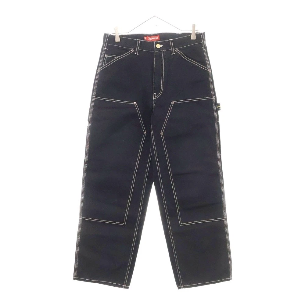 Pantalon de peintre toile double genou SUPREME 22SS double genou toile pantalon de peintre
