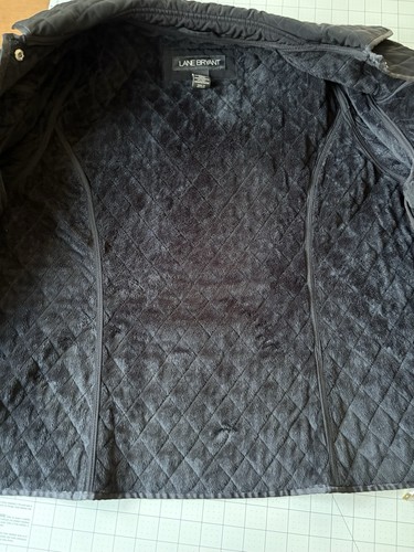 Lane Bryant schwarze gesteppte Scheunenjacke Damengröße 18/20 - Bild 17 von 18