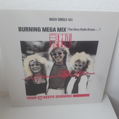 Blind Date - Your Heart Keeps Burning (Burning Mega Mix) - Vinyl 12'' Maxi Single