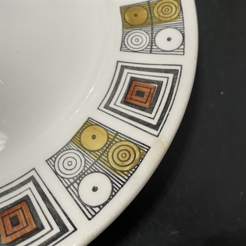 Ironstone Broadhurst England Dinner Plates Set of 4 Kathie Winkle Rushtone MCM - Picture 5 of 7