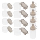  12 Stück wiederverwendbare Saucenhalter, Quetschflasche, Salatdressing-Box,