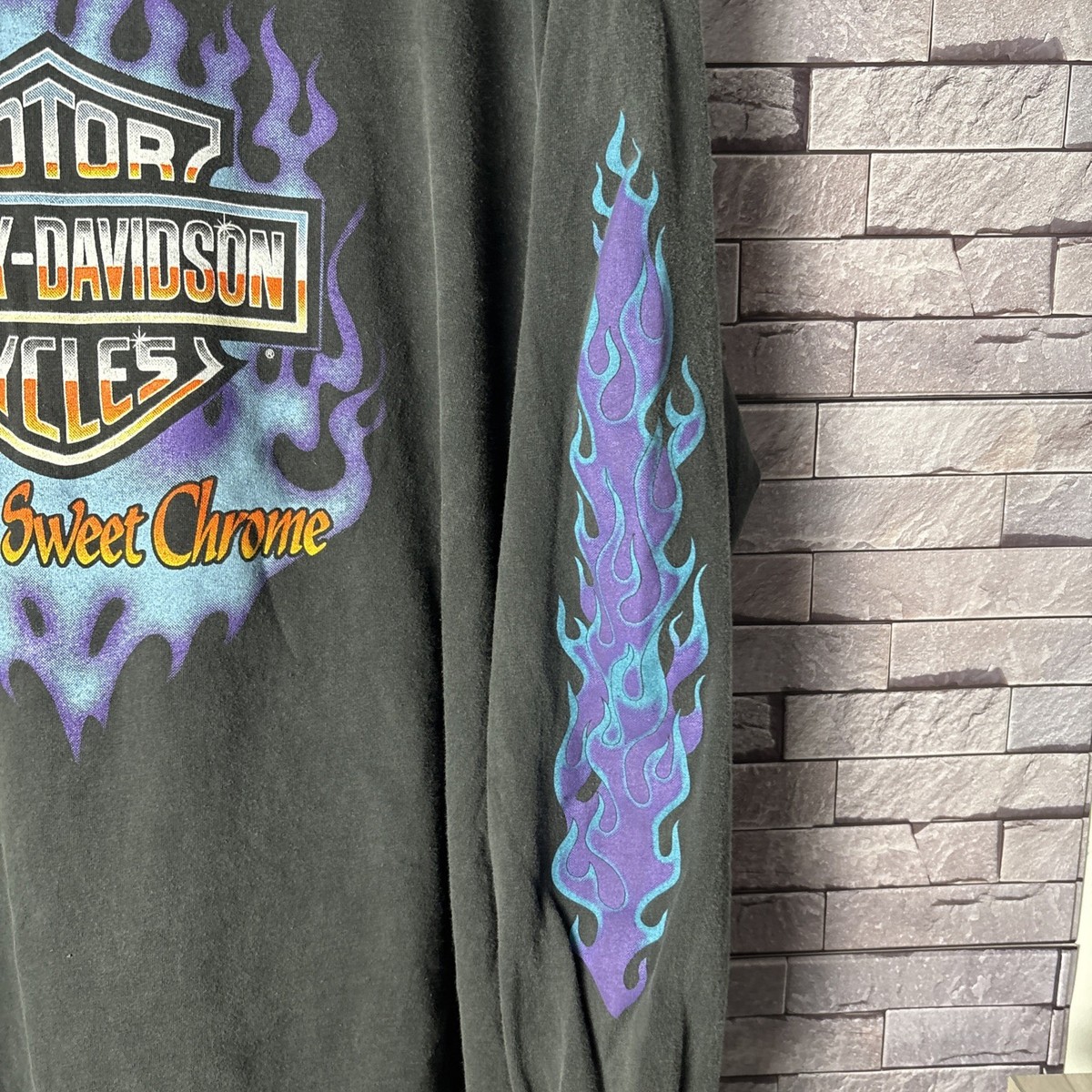 トップス Harley-Davidson Chrome Sweet Chrome XL Vintage REPRINT Harley Davidson Chrome Sweet Chrome