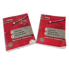 OEM 1996 GM Service Manual Set - Caprice, Impala SS, Roadmaster - Books 1 & 2 