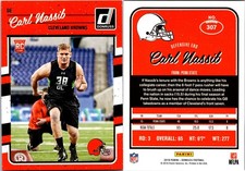 2016 Donruss Carl Nassib Rookie Card #307 Cleveland Browns RC. rookie card picture