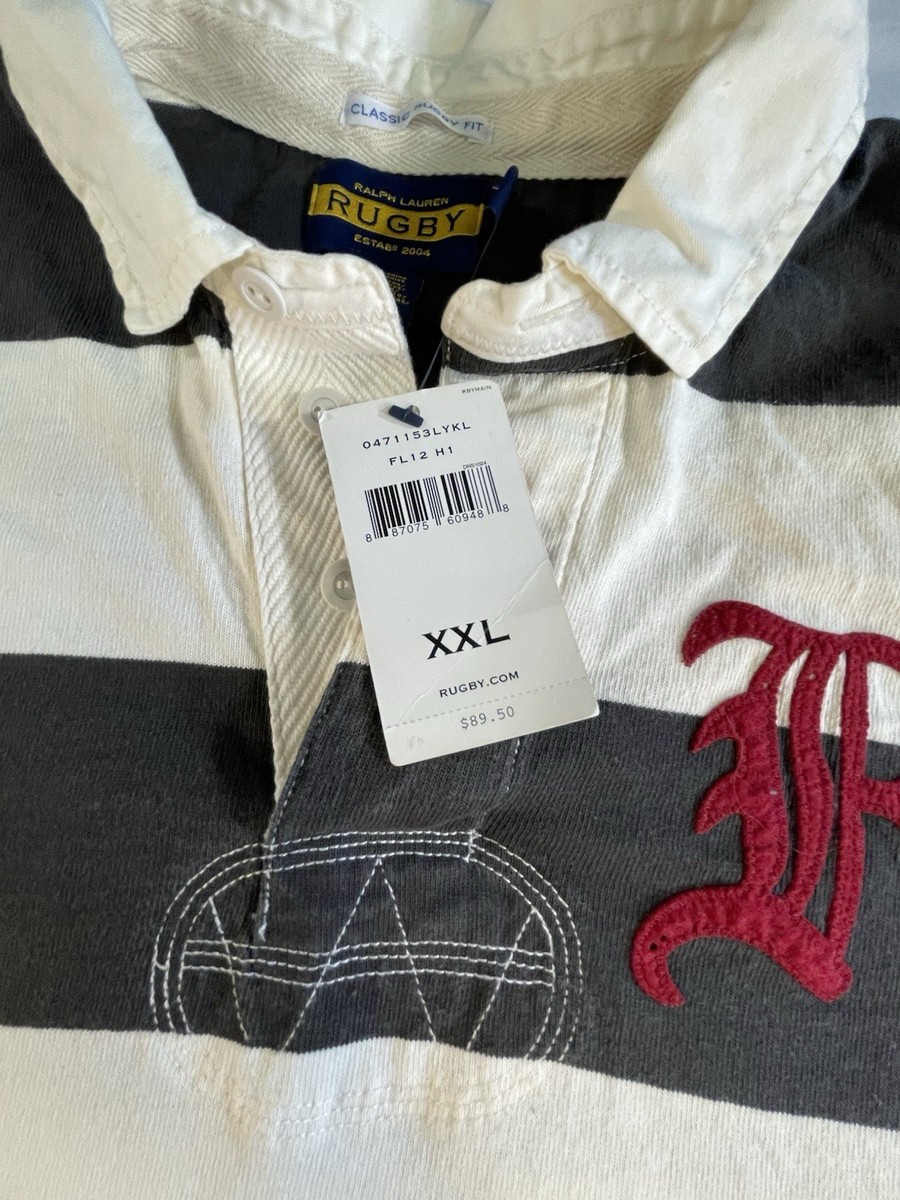 Polo Ralph Lauren Rugby Shirt Size XXL 90's Style